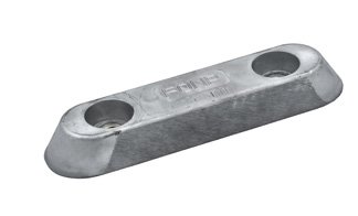 Aluminium anode boutmontage, gatsafstand = 200mm (3kg) - 9077812 1 - 9077812