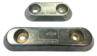 Aluminium anode boutmontage, gatsafstand = 200mm (3kg) - 9077812 - 9077812