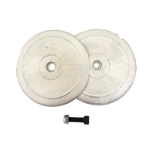 Zinken ronde roerblad-anode dubbel, &Oslash;90mm - 9077906 - 9077906