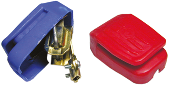 Accuklem, 65x45x24mm, met plastic afdekkap (prijs per set) - 9078481 1 - 9078481