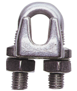 RVS draadklem, &Oslash;6mm - 9078533 - 9078533