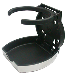 Plastic Drink Holder With Stainless Steel Cover, Foldable - 9078887 - 9078887