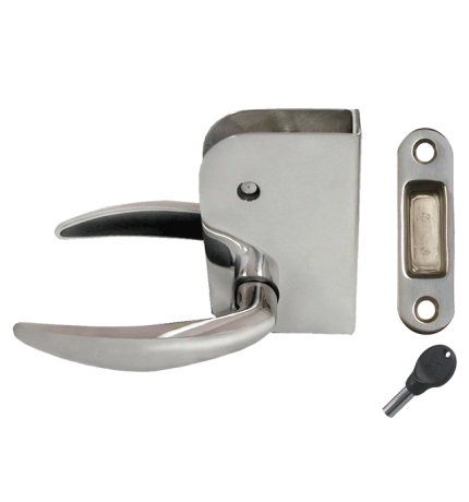 Deurklink met magnetische vergrendeling / Sluitplaat
