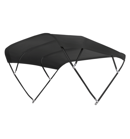 Compleet zwarte zonnetent Model "ONYX"