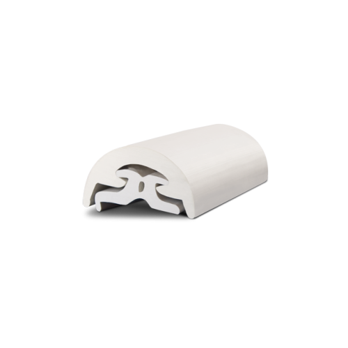 Stootlijst 'Radial 40', wit, H=25mm, rollengte 16m - 9080249r 1 - 9080249R