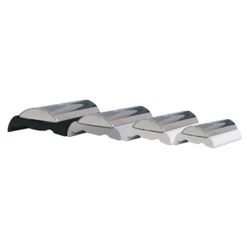 Kunststof basisprofiel laag voor 'Sphaera 35', minimale order 12m, wit - 9080322r 2 - 9080322R