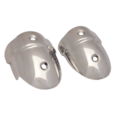 RVS eindstuk voor 'Sphaera 25' met PVC base (paar B+C ) - 9080370 - 9080370