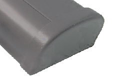 PVC eindkap 'Bumper', grijs - 9080725 - 9080725