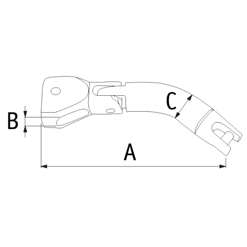 Ankerkettingverbinder dubbel wartelend &Oslash;12 ketting - 9081202 dim 72dpi - 9081202