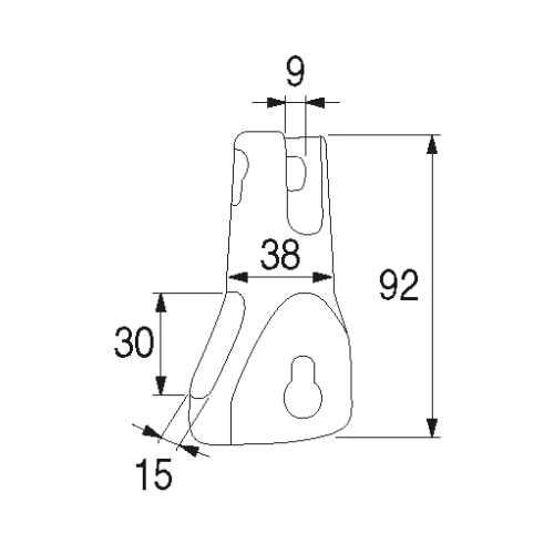 Ankerkettingverbinder wartelend &Oslash;6-8 ketting - 9081205 dim 72dpi - 9081205
