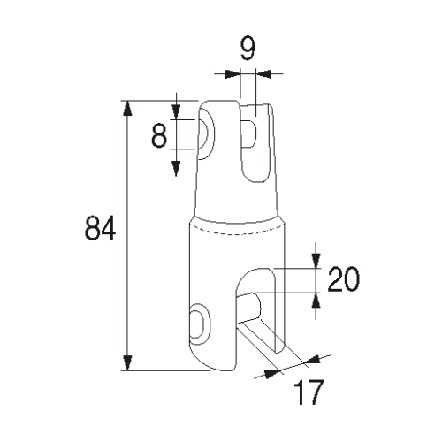Professionele ankerkettingverbinder wartelend &Oslash;6-8 ketting - 9081210 dim 72dpi - 9081210