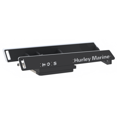 Hurley H3OS Davit w/Hand Winch  Black - 9084629 - 9084629