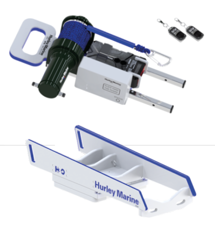 Hurley H3O Davit with electric winch