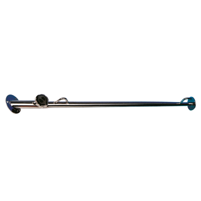 RVS vlaggenstok met voetplaat 30&deg;, L=460mm - 913807 1 - 913807