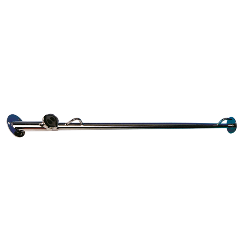 RVS vlaggenstok met voetplaat 30&deg;, L=460mm - 913807 1 - 913807