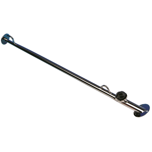 RVS vlaggenstok met voetplaat 30&deg;, L=460mm - 913807 72dpi - 913807