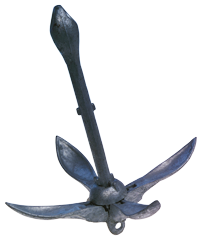 Verzinkt-Stalen paraplu anker, 4kg - 916004 72dpi - 916004