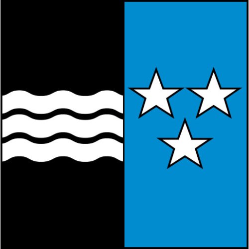 Aargau Flagge 20x30cm - Aa2030 72dpi - AA2030