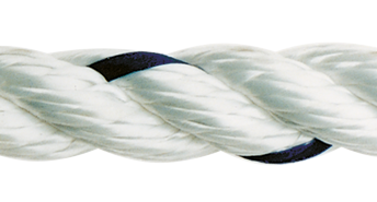 Allcord-1, geslagen polyester, &Oslash;12mm, wit, haspel 200m (breekkracht 2400kg) - Al01wit - AL0112/L