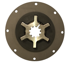 PSMC-20 SS demperplaat, 250Nm, &Oslash;159,00mm, steek &Oslash;142.00-5x&Oslash;9mm, 26T - Al400057c - AL400057/C