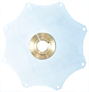 PSMC-20 SS damper plate, 250Nm, &Oslash;314.32mm, pitch &Oslash;295.30 - 8x&Oslash;11mm, 26T - Al400058c - AL400058/C