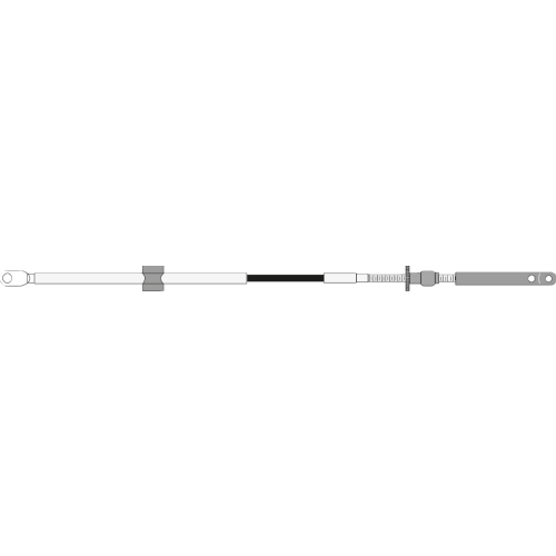 Seastar Cable Cc205 21' (6.40m) Omc Turbo Jet-Throttle - Cc20521 72dpi - CC20521