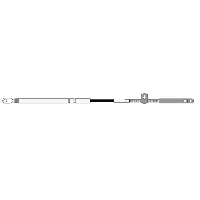 SeaStar Kabel CCX189 18' (5.49m) TFXtreme Gen II Mercury/Mercruiser - Ccx18918 72dpi - CCX18918