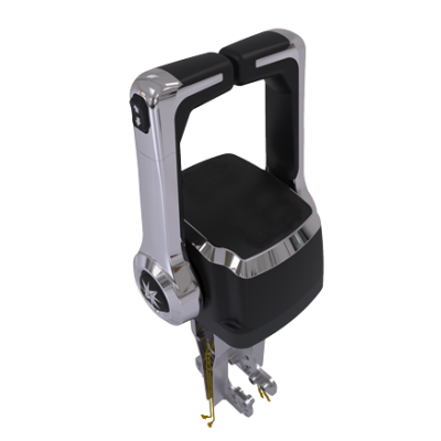 Seastar Xtreme Dual Top Mount Control, Chrome , Trim switch (No Neutal Interlock on Handle) - Chx8241 72dpi - CHX8241