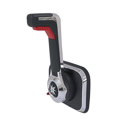 Xtreme Port Mount Control, Chrome With Engine Cut Off Switch And Trim - Chx8351 - CHX8351