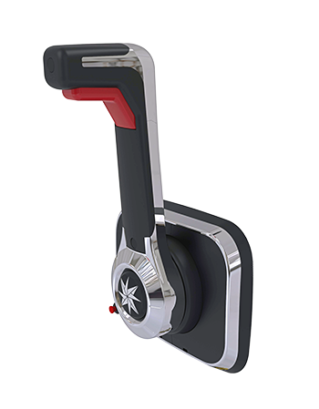 Xtreme Port Mount Control, Chrome With Engine Cut Off Switch And Trim - Chx8351 - CHX8351