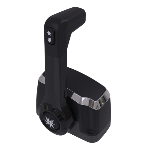 Seastar Xtreme Single Top Mount Control, Standard, Black - Chx8641p iso 72dpi - CHX8640
