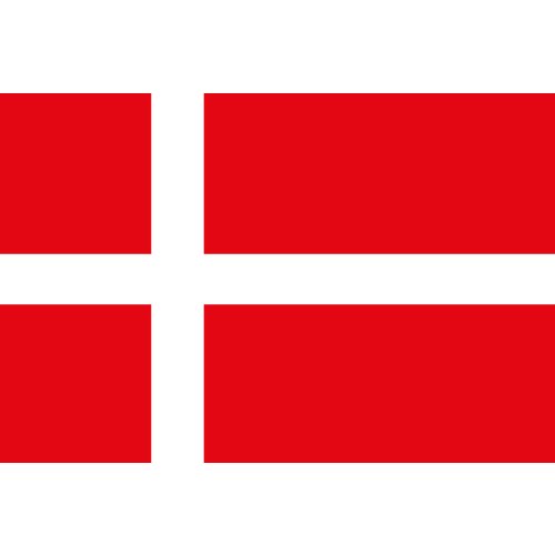 Deense vlag 30x45cm - Dk3045 72dpi - DK3045