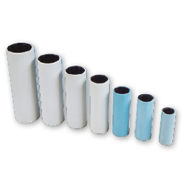 Neopreen lagerbus, kunststof mantel, voor as &Oslash;45mm, buitenmaat 2-3/8", L=7" - G 428025 5 - 428045