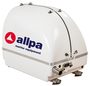 allpa Scheepsdieselgeneratoren, met geluiddempende kast, 3000 omw./min
