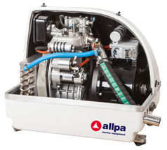 Marine Diesel Generating Set Model 'Paguro 3 Sy', 3kva-3kw@3000 Rpm, Air-/Water Cooling - G04104 01 - G03103
