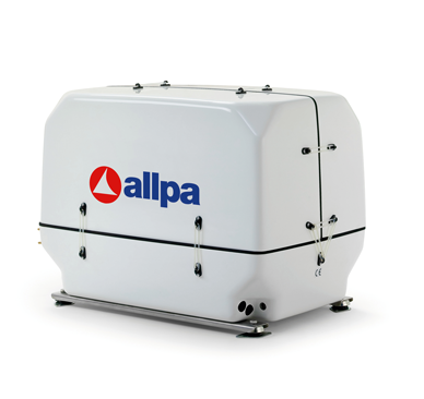 allpa Scheepsdieselgeneratoren met geluiddempende kast, variabel toerental 2000-3000 omw./min.
