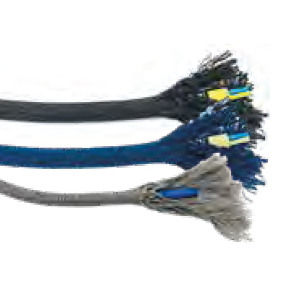 Gevlochten kabelbescherming voor walstroomkabel, grijs, 50m, prijs p/m - Gp t1650080 - T1650079