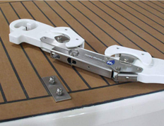 Hurley H2o Davit System 36" Black Mount Soft Bottom Mit Fu&szlig;platte F&uuml;r Die Montage Auf Der Badeplattform - H2o dinghy davit 1 72dpi 8 - 9084926