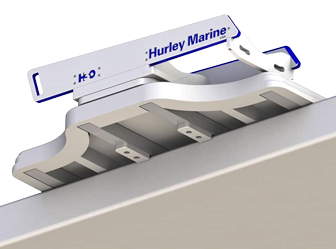 Hurley H3O Davit met elektrische winch - wit - H3o dims2foto 2 - 9084631