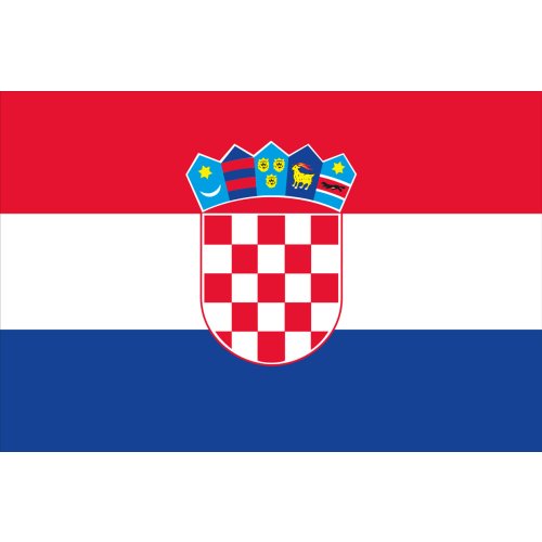 Kroatische vlag 30x45cm - Hr3045 72dpi - HR3045