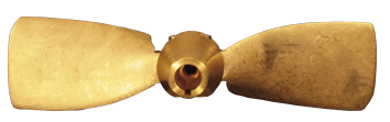 Radice 2-Blade Bronze Folding Propeller For Propeller Shaft 16"X12", Shaft &Oslash;25mm, Taper 1:10, Right - K161225r 72dpi - K161225R