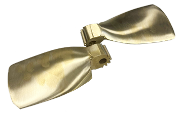 Klapschroef Brons 14"