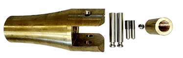 Radice Naafkit M3 voor 2-blads Klapschroef 14" tot 17" voor schroefas &Oslash;30mm, 1:10 - Knaafm3 1 - KNAAFM3