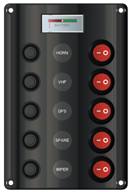 Circuit Panel with 5-positions