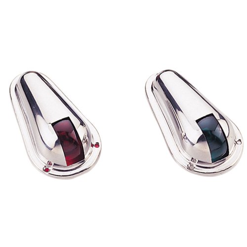 Navigation Lights Set For Port-/Starboard (Side Built-On Mount) 12v/8w, Red/Green Lens - L4400197 72dpi - L4400197