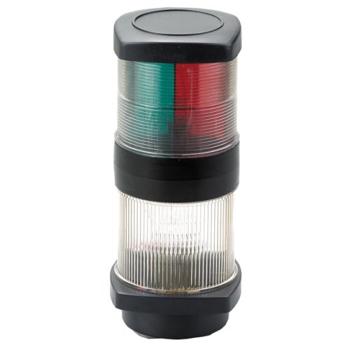 Positionslaterne, 12v, 2x112,5&deg;/1x135&deg; & 1x360&deg;, 1nm, Schwarzes Geh&auml;use, Rot/Gr&uuml;n/Klar - L4400224 72dpi - L4400224