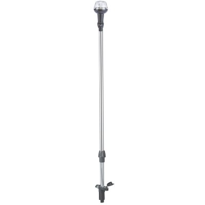 LED Rondschijnend toplicht, 8-30V, 360&deg;, LED 1x 0,5W, zwart huis met heldere lens, H=635mm - L4400226 72dpi - L4400226