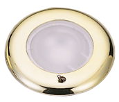 Kunststoff Led-Deckenleuchte Mit Crom Ring, &Oslash;77.2mm, Einbau, 12-24v/1,8w, Warm White, Mit Schalter - L4400252 1 - L4400252