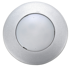 Aluminum Led Ceiling Light, &Oslash;85mm, Built-In, Super Flat, 12v/1w, Led 9x 5&oslash;, Warm White - L4400290 72dpi - L4400290