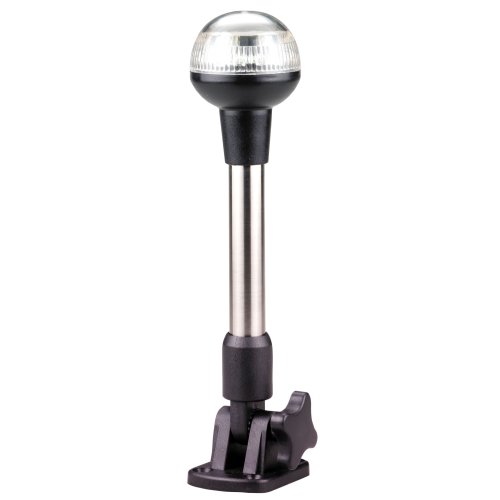 Led Navigations Stablaterne, 12v, 360&deg;, Led 12x 5&oslash;, Schwarzes Kunststoffgeh&auml;use, Klare Linse - L4400326 72dpi - L4400326